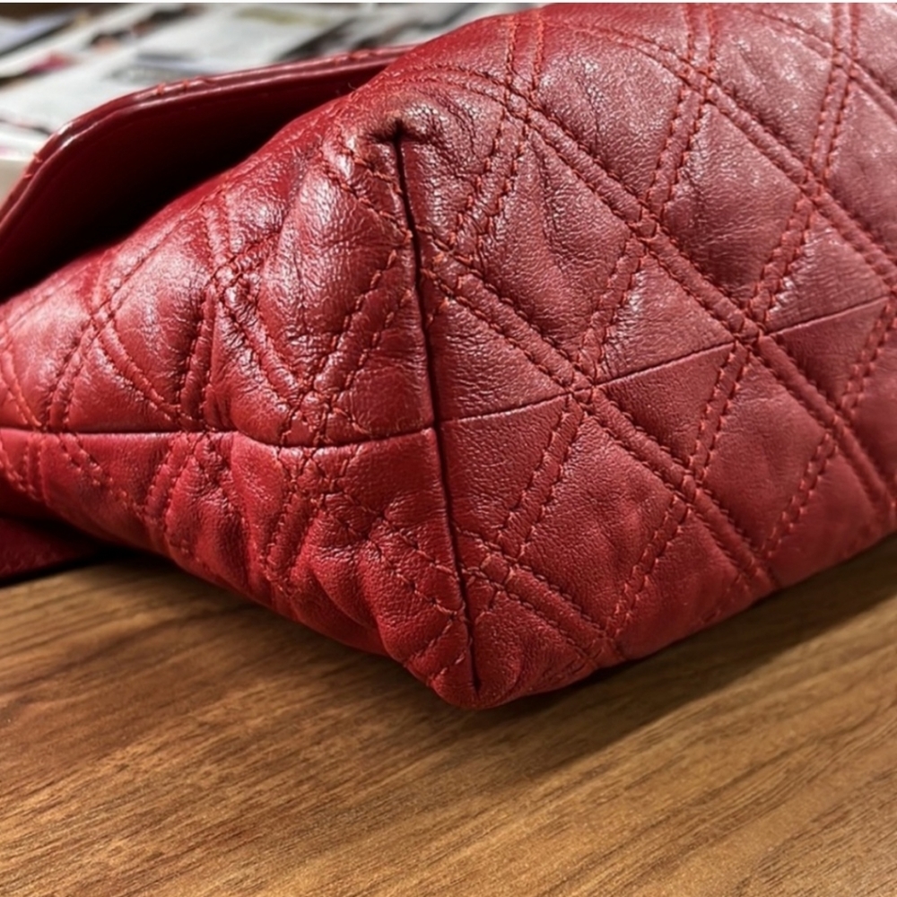Marc Jacobs Large Single Quilted Bag - Cherry Red - Picture 6 of 16